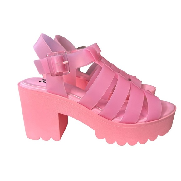 BP | Pink Mazie Lug Platform Sandal Size 7 - Picture 3 of 10